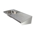 JERSEY HTM64 Sit-on Sink 1200x600mm Single Bowl & Drainer L/R