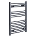 SONAS 800 x 600 Curved Towel Rail - Anthracite