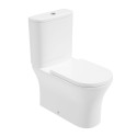 PENA Fully Shrouded Close Coupled Rimless Pan & Delta Soft Close Seat